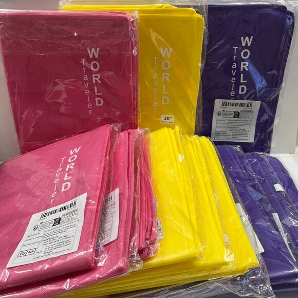 Luggage Protector / Suitcase Cover / Waterproof Slip-On / NWT - Pink - 30" - Picture 7 of 9